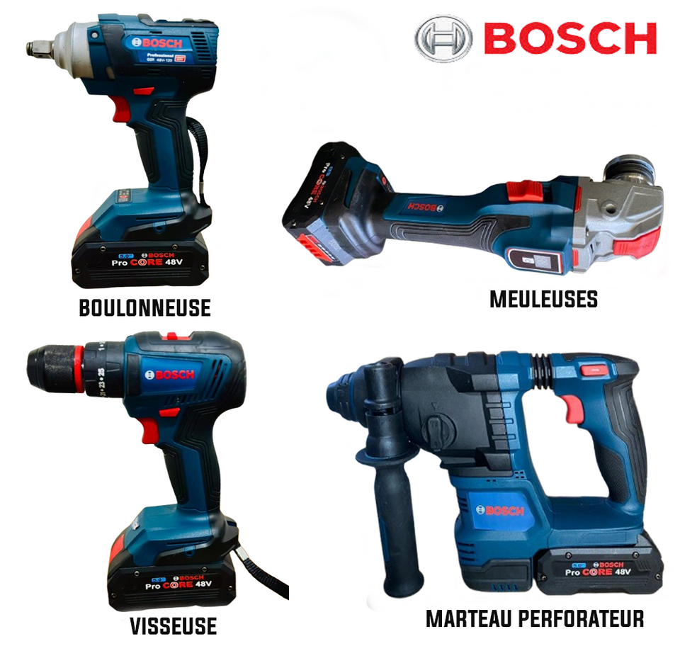 KIT BOSCH - 4 Pièces et Accessoires