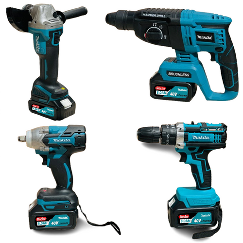 Kit MAKITA - 4 Pièces et Accessoires