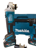 Kit MAKITA - 2 Pièces - Visseuse/Meuleuse