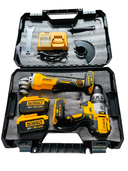 Kit DEWALT - 2 Pièces - Visseuse/Meuleuse